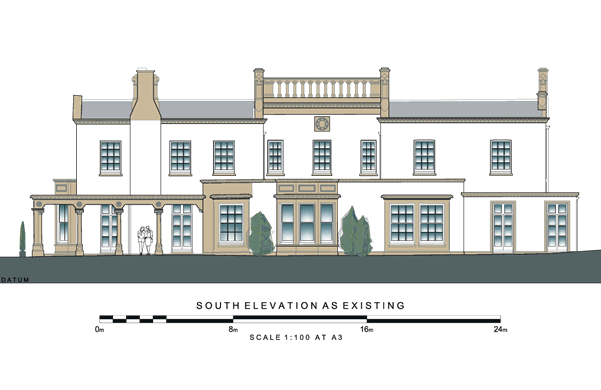 classical architectural building