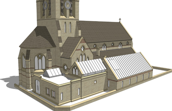 classical architectural building